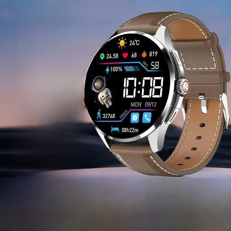 Heart Rate Measurement Blood Pressure Ultra-Thin Large Screen Waterproof Smart Watch with sleek design and large display.