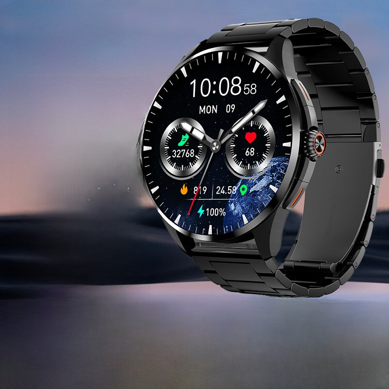 Heart Rate Measurement Blood Pressure Ultra-Thin Large Screen Waterproof Smart Watch