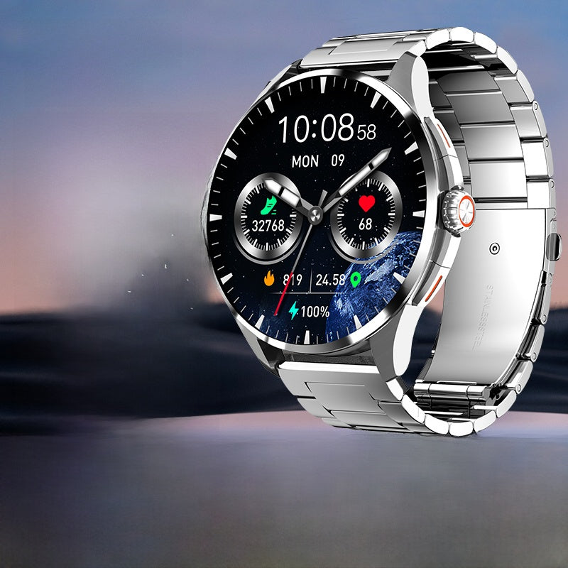 Heart Rate Measurement Blood Pressure Ultra-Thin Large Screen Waterproof Smart Watch