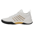 נעלי טניס K-Swiss Hypercourt Supreme 2 לגברים - מבט מהצד החיצוני עם פסים מוזהבים