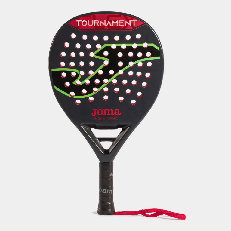 מחבט פאדל Joma TOURNAMENT PADDLE RACKET BLACK RED | גומה - רקטת פדאל בעיצוב היברידי עם ליבת EVA FLEXO.