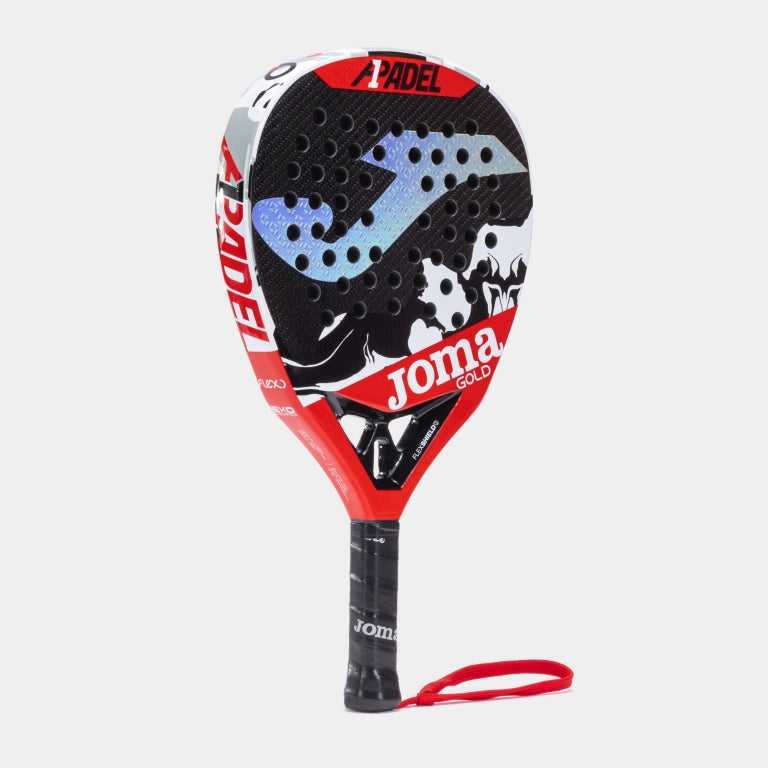 מחבט פאדל Joma GOLD PRO PADDLE RACKET BLACK DARK GRAY | גומה עם עיצוב מעולה ועוצמה גבוהה