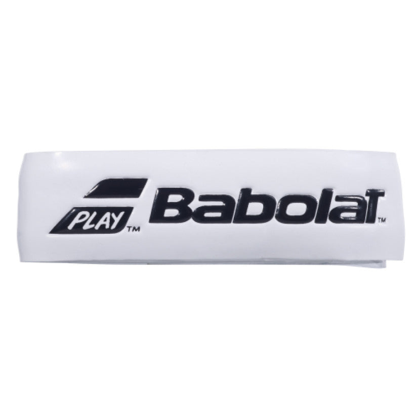 גריפ (עורית) בבולט Xcel Gel Babolat - עיצוב לבן עם לוגו Babolat מודגש