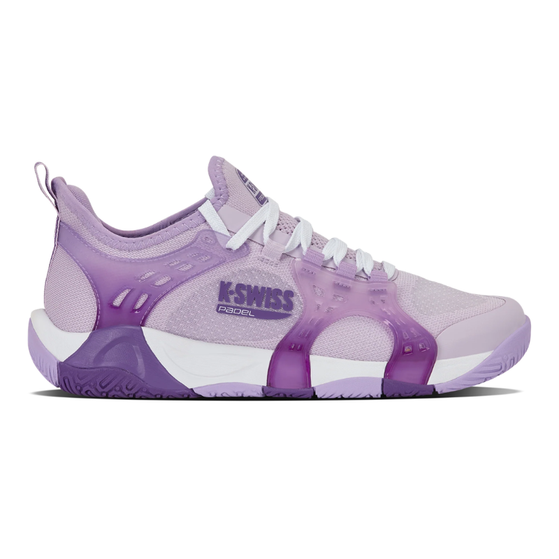 נעלי פאדל K-Swiss K-Frame Padel לנשים - מבט מהצד הפנימי בגווני סגול