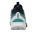 מבט מאחור על העקב של נעלי טניס K-Swiss K-Frame Speed Rublo לגברים בצבע תורכיז וכחול