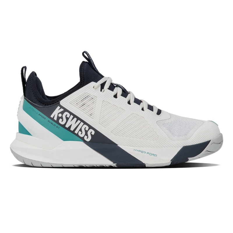 נעלי טניס K-Swiss K-Frame Speed Rublo לגברים - מבט מהצד החיצוני עם לוגו
