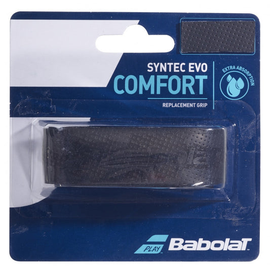 גריפ (עורית) בבולט Syntec Evo Babolat לבן באריזת נוחות עם ספיגת זיעה גבוהה