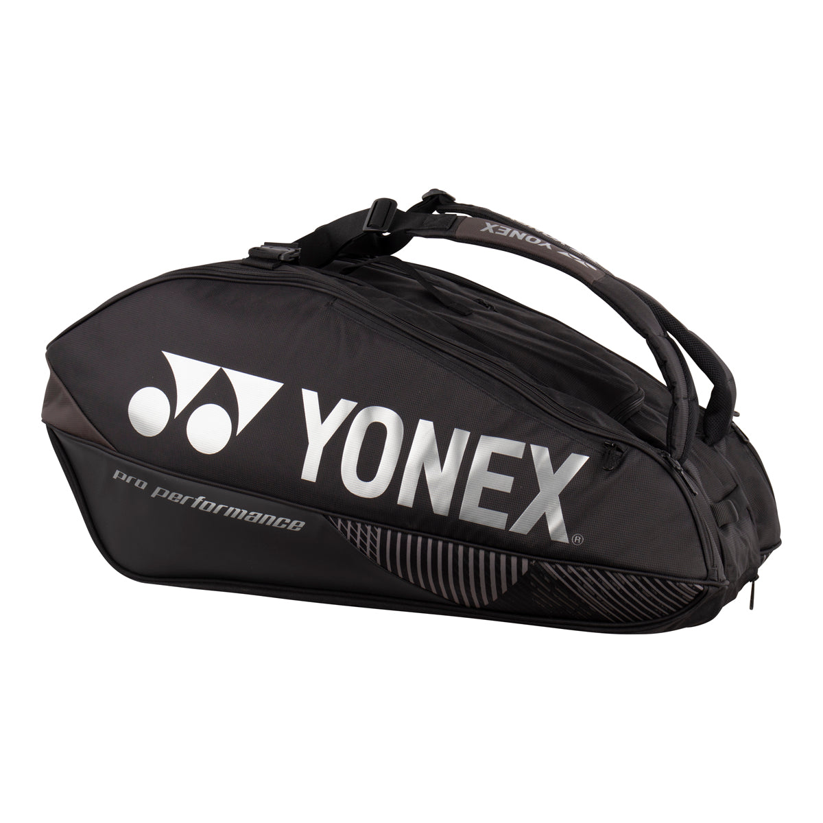 תיק טניס Yonex Pro Racquet Bag (9pcs) Black | יונקס צדודית עם עיצוב מודרני ולוגו גדול של יונקס