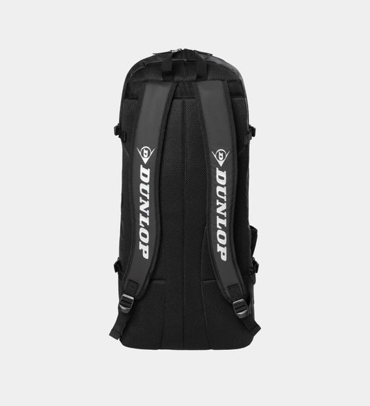 תיק טניס Dunlop Pro Series Long Backpack | דנלופ בגוון שחור עם רצועות נוחות להובלת ציוד ספורט.