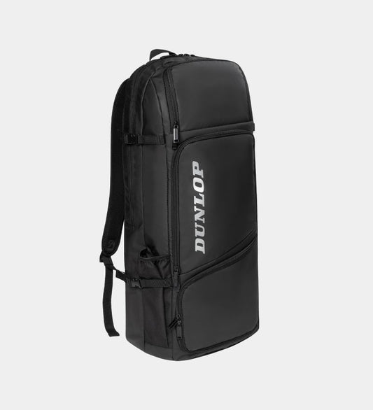תיק טניס Dunlop Pro Series Long Backpack | דנלופ בצבע שחור, תרמיל ספורט פרקטי לאחסון ציוד טניס.