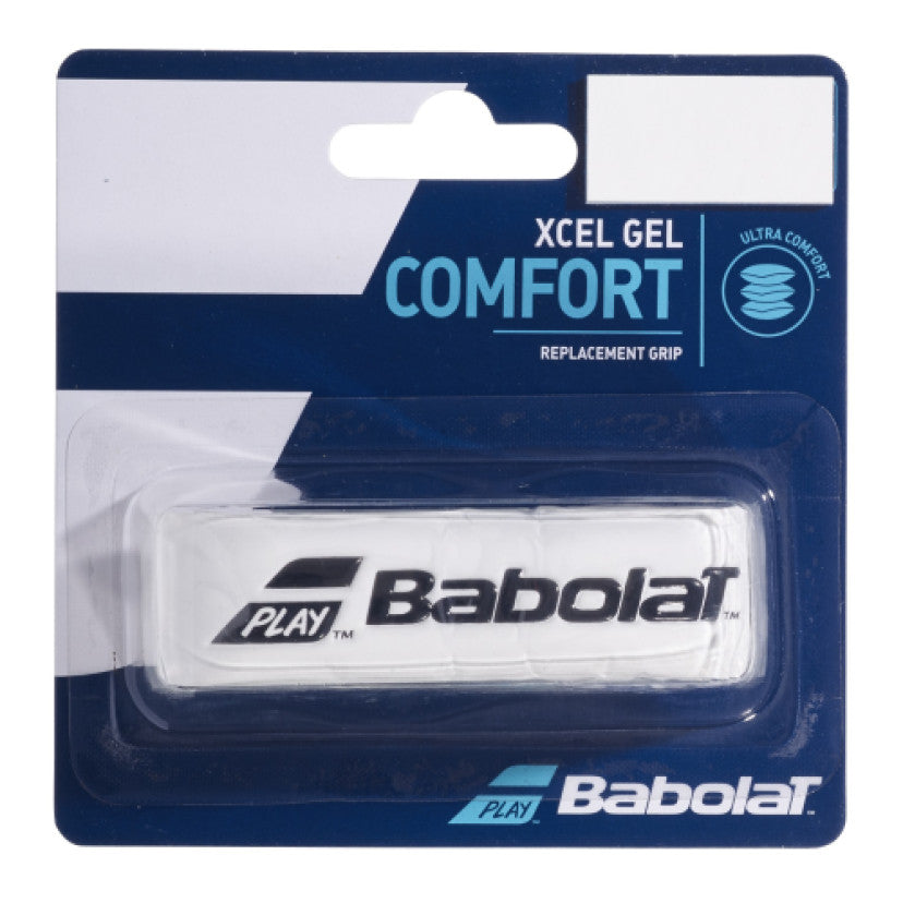 גריפ (עורית) בבולט Xcel Gel Babolat באריזת נוחות, מציע רכות ואחיזה מעולה לשחקני טניס.