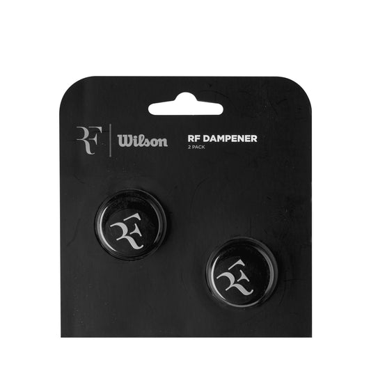 Rf Dampener 2 Pack Black/Grey - Wilson product image showing two vibration dampeners on packaging.
