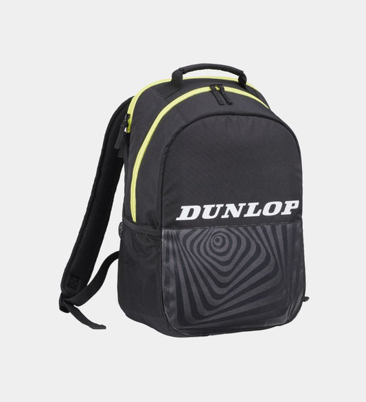 תיק טניס Dunlop SX-Club Backpack | דנלופ בצבע שחור עם עיצוב מודרני ורצועות נוחות.