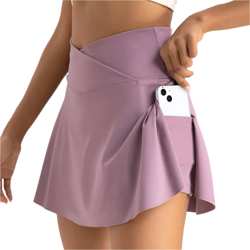 חצאית טניס פליז עם_3