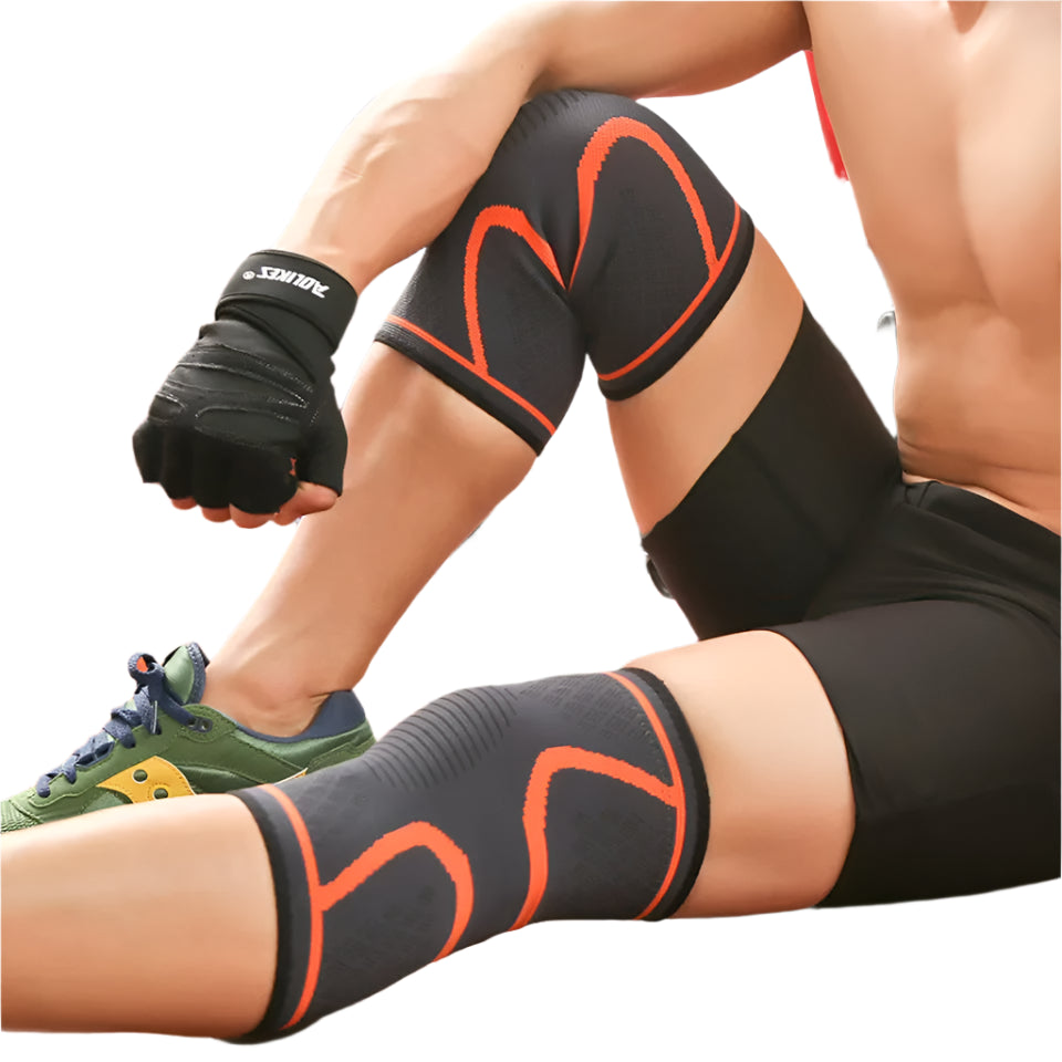 יחידות סד ברך דחיסה לנשים - תמונה של מוצר דחיסה לברך שכולל עיצוב מודרני ואופנתי.