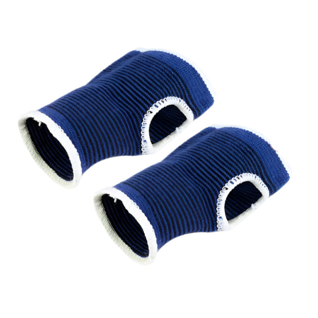 2 זוג סד יד - שרוולי דחיסה כחולים לשורש כף היד, תמיכה ויציבות לספורטאים.