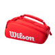 תיק טניס Wilson Super Tour 15 Pack Red | וילסון