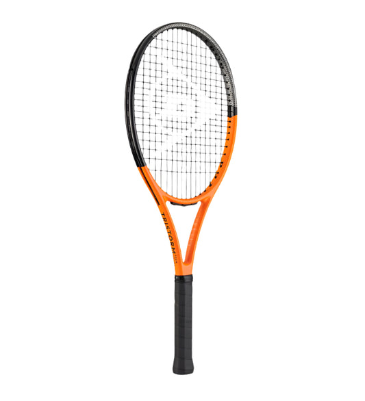 מחבט טניס Dunlop TRISTORM TEAM 100 LITE משקל 260 גרם | דנלופ, בצבע כתום, מבנה קשיח, גודל ראש 100 אינץ'.