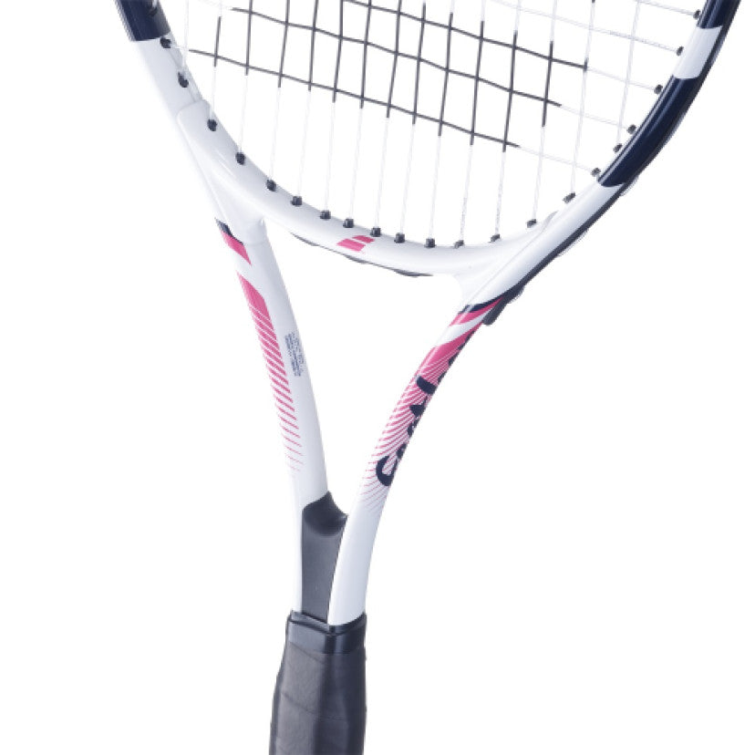 מחבט טניס Babolat Feather משקל 260 גרם | בבולט - תקריב על ידית וראש המחבט