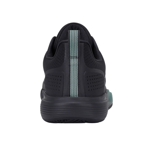 מבט מאחור על העקב של נעלי פאדל K-Swiss Ultra Court Padel לגברים בצבע שחור