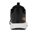 מבט מאחור על העקב של נעלי טניס K-Swiss Ultrashot Light לגברים בצבע שחור וזהב