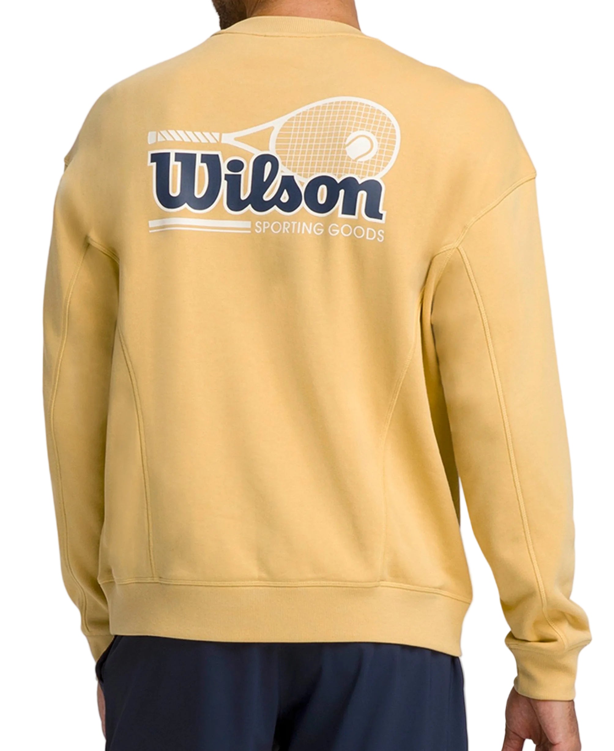 סווטשירט צהוב וילסון לגברים | Parkside Crew Wilson