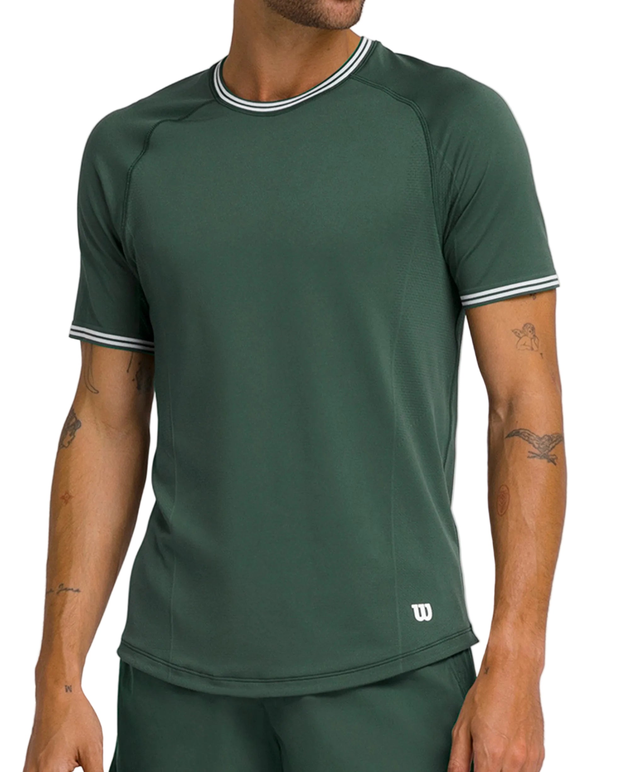 חולצת טי-שירט וילסון לגברים | Court Performance Crew Wilson