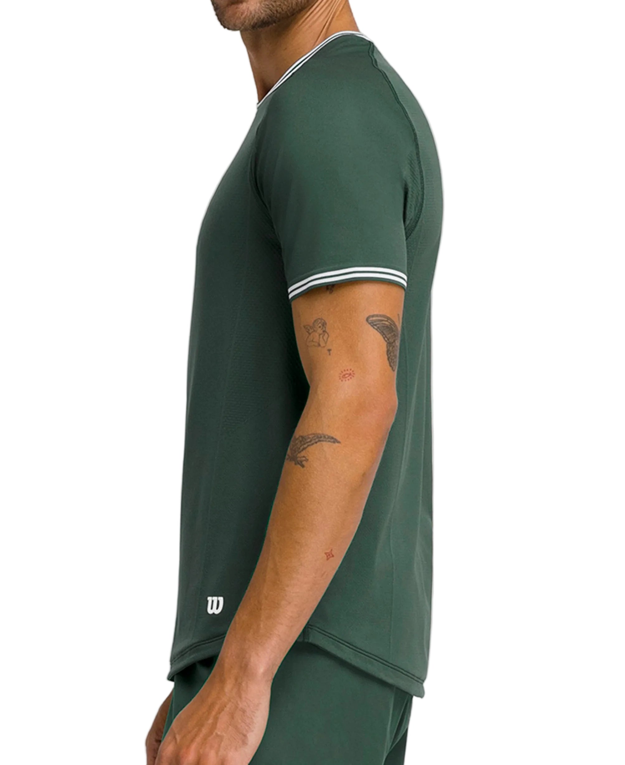 חולצת טי-שירט וילסון לגברים | Court Performance Crew Wilson