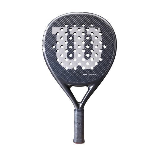 מחבט פאדל Wilson Carbon Force LT Padel | וילסון עם עיצוב מודרני ולוגו בולט, מהות של קלילות ועוצמה.
