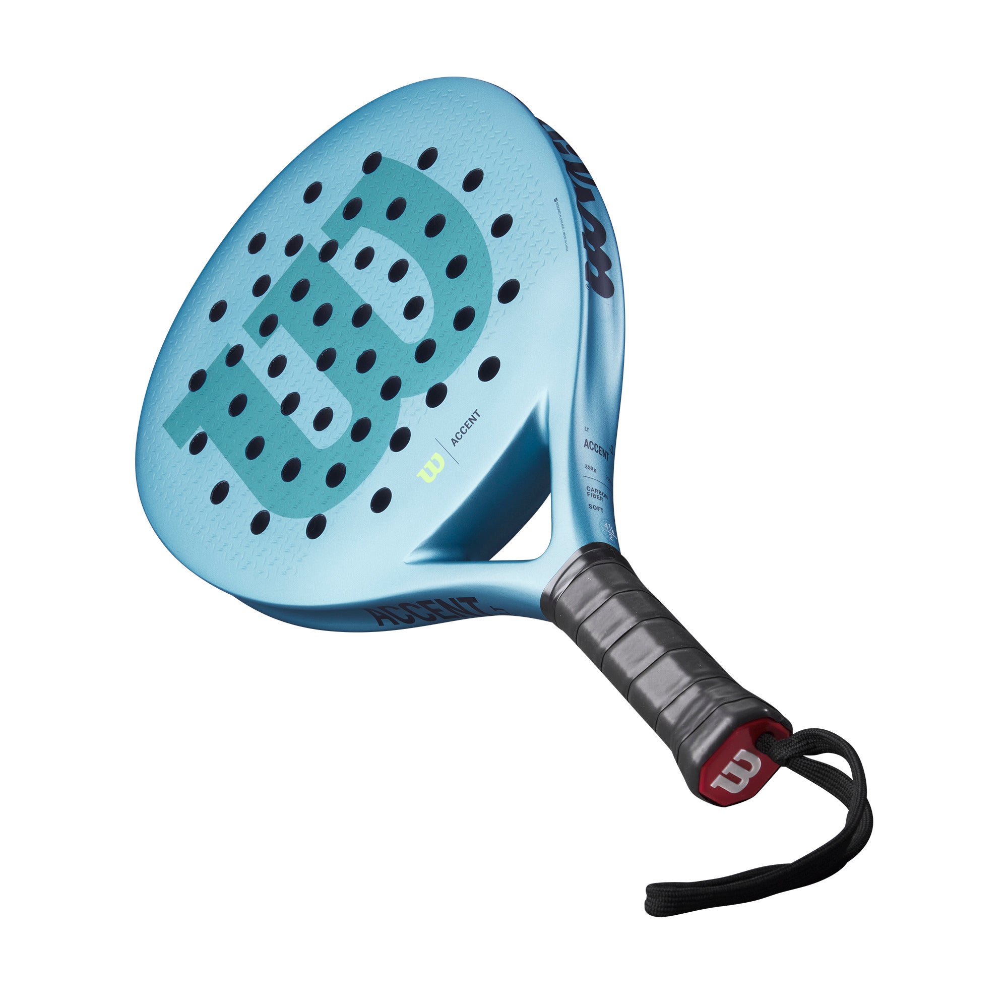 מחבט פאדל Wilson Accent Padel | וילסון, דגם Accent LT בצבע כחול עם עיצוב מודרני וקלות משקל.