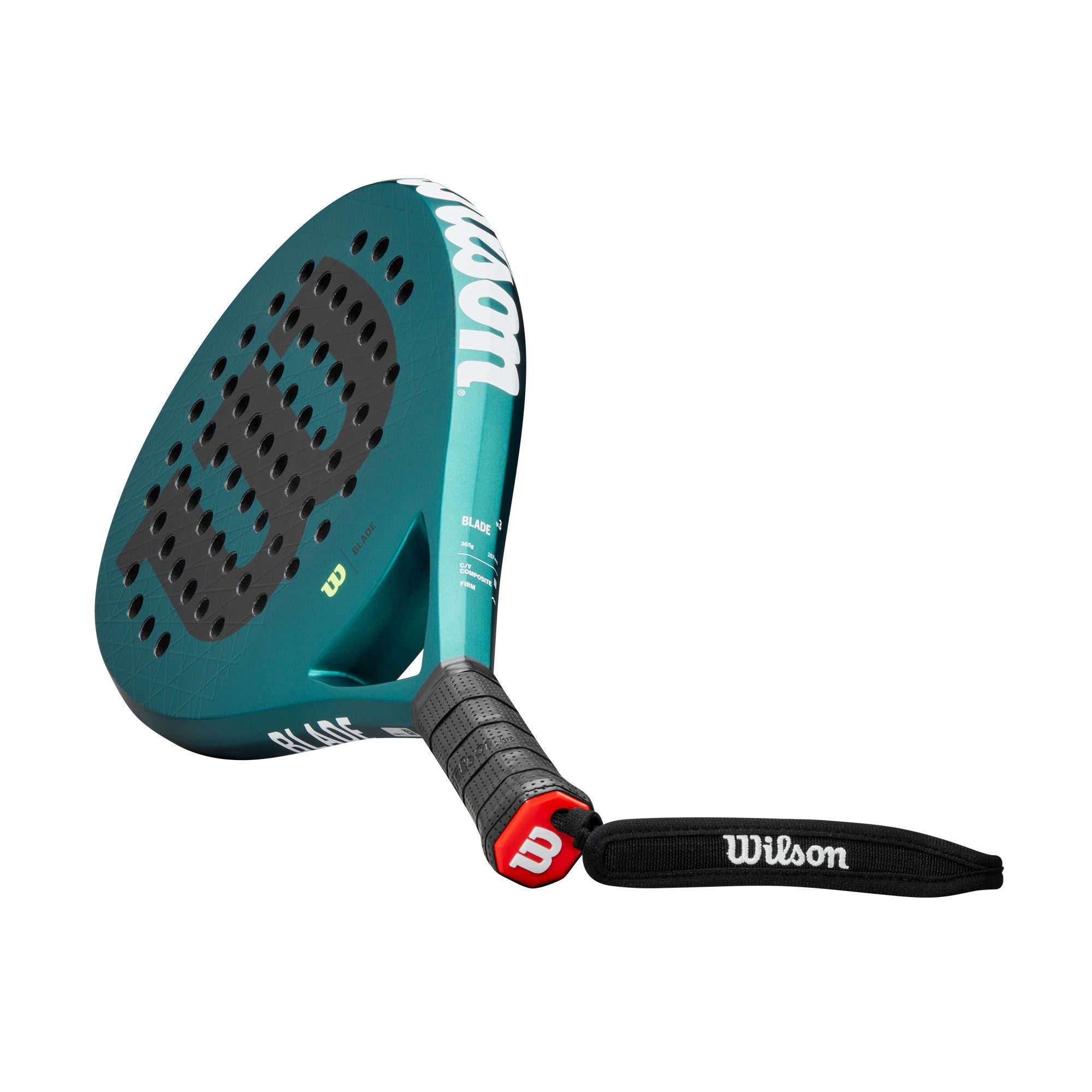 מחבט פאדל Wilson Blade V3 Padel | וילסון - מחבט פדל בצבע טורקיז עם עיצוב מודרני ונוחות בשימוש.