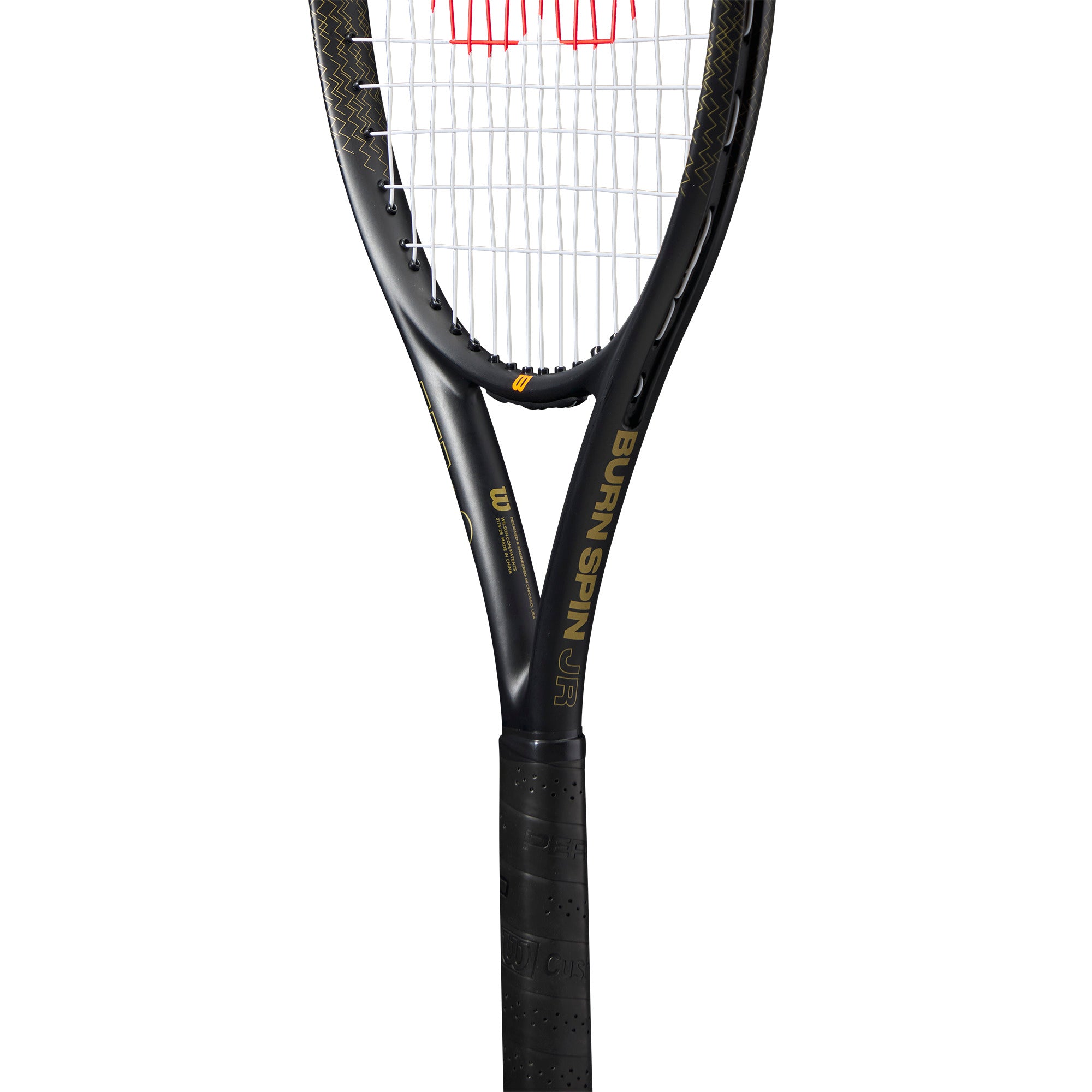 מחבט טניס לילדים Wilson Burn Spin Jr 26 Tennis Racket | וילסון - דגם איכותי בגימור שחור.