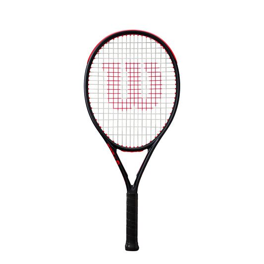 מחבט טניס Wilson Clash 25 RKT V3.0 | וילסון בצבעים שחור ואדום, עם מסגרת קלה ואיכותית.