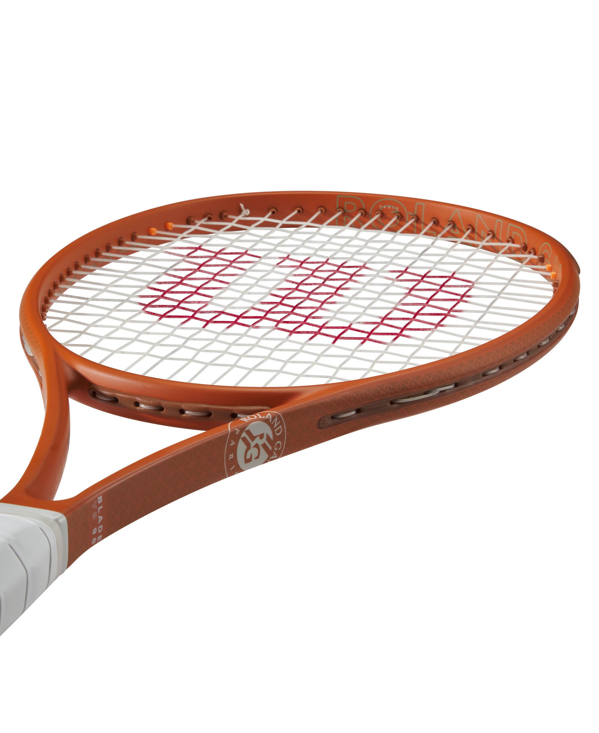 מחבט טניס Wilson Roland-Garros 2025 Blade 98 (16×19) V9 Tennis Racket | וילסון עם צבעים בהשראת רולאן גארוס.