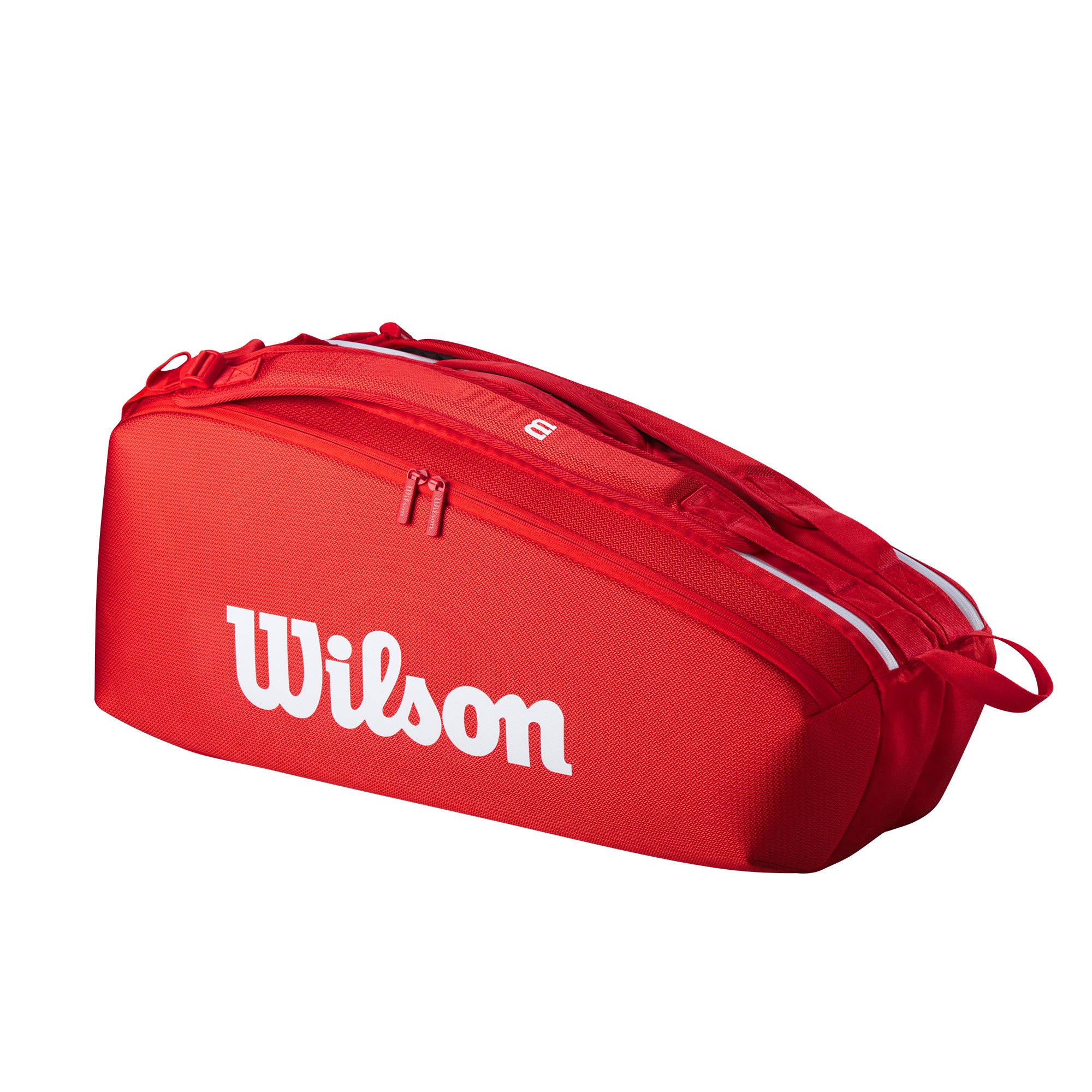 תיק לציוד וילסון עד 6 מחבטי טניס | Super Tour Red 6 Pack Wilson