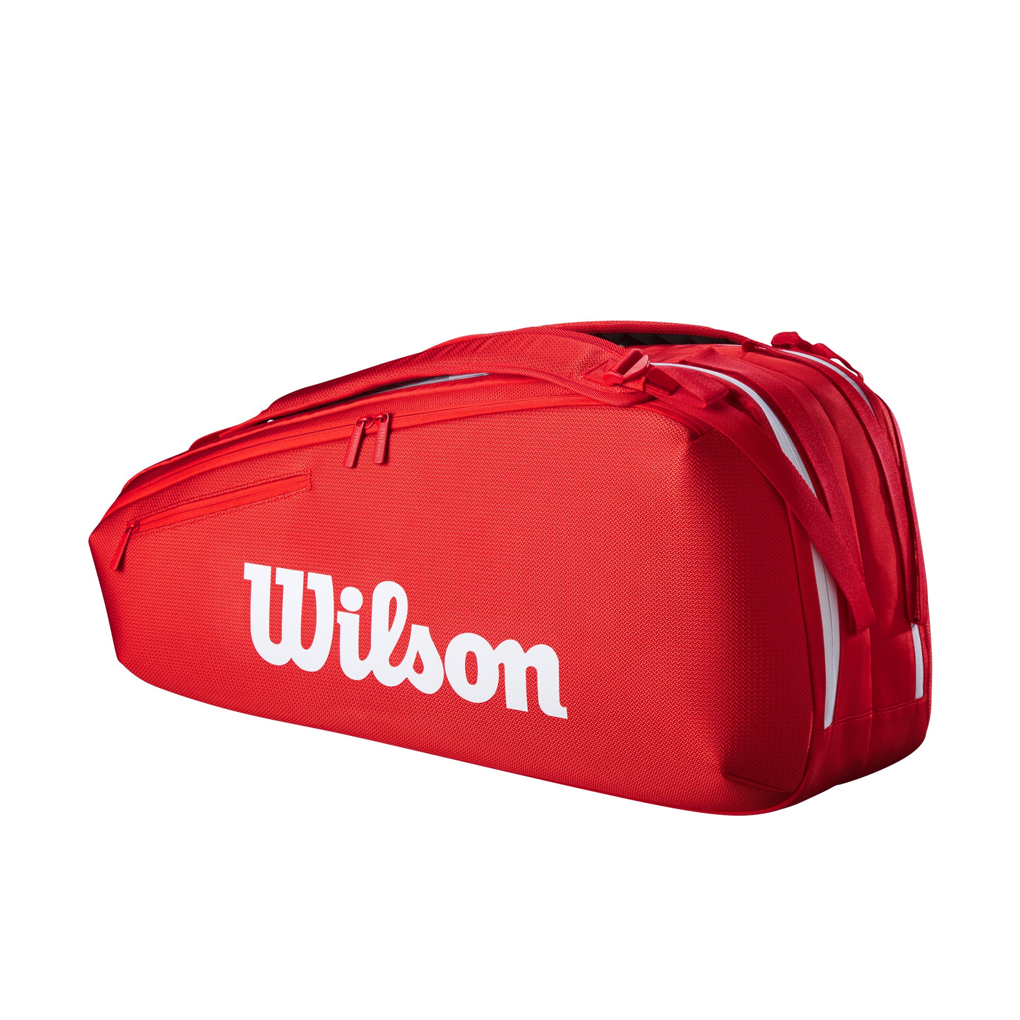 תיק לציוד וילסון עד 6 מחבטי טניס | Super Tour Red 6 Pack Wilson
