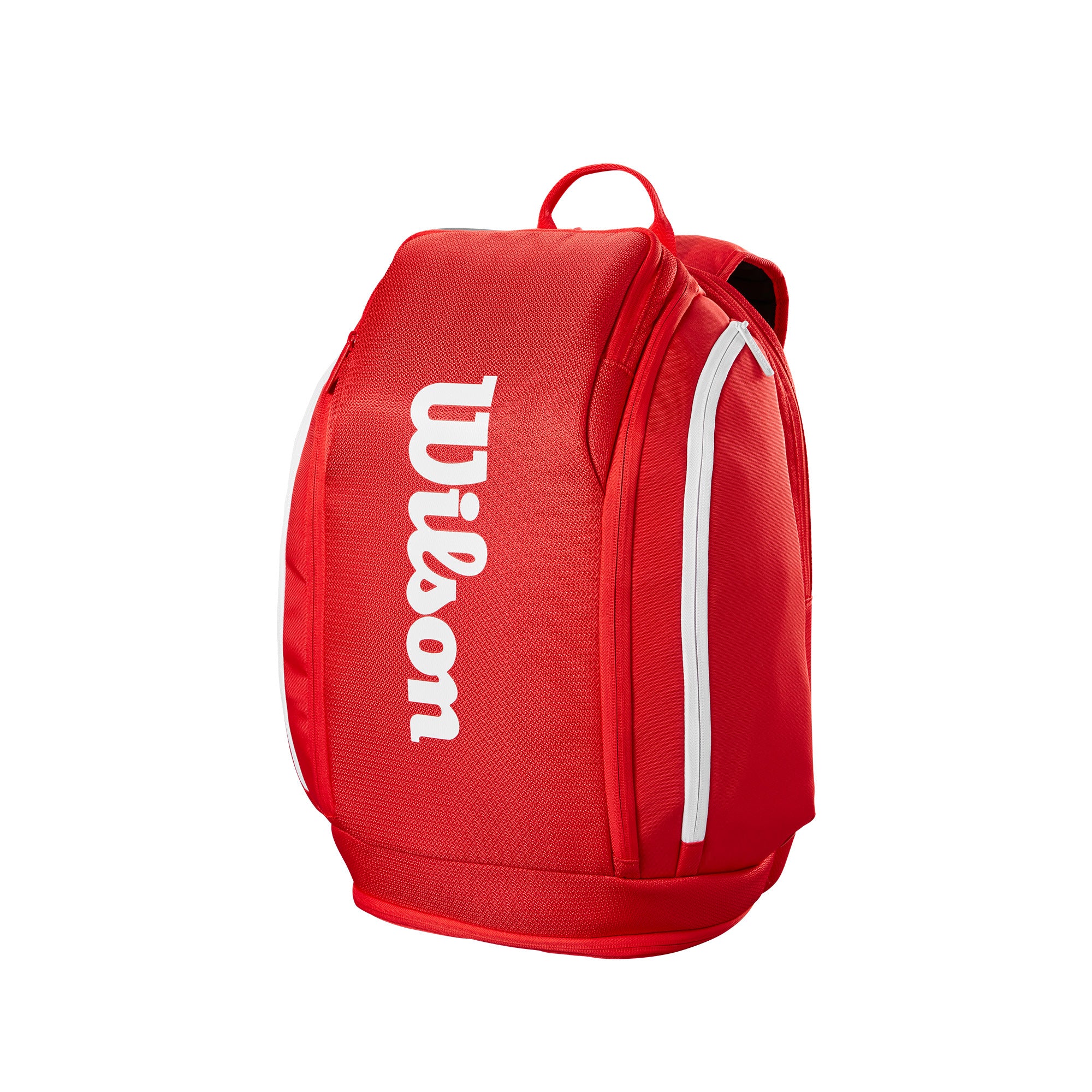 תיק טניס Wilson Super Tour Backpack Red | וילסון - תיק גב אדום עם לוגו וילסון.