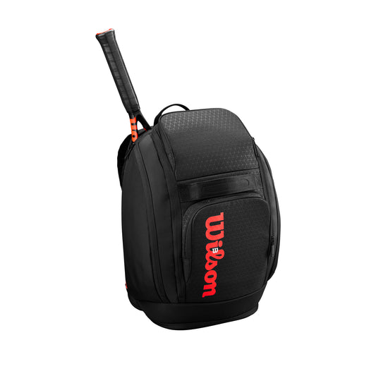 תיק טניס Wilson Super Tour Backpack Clash V3 | וילסון, תיק גב שחור עם מקום למחבטים