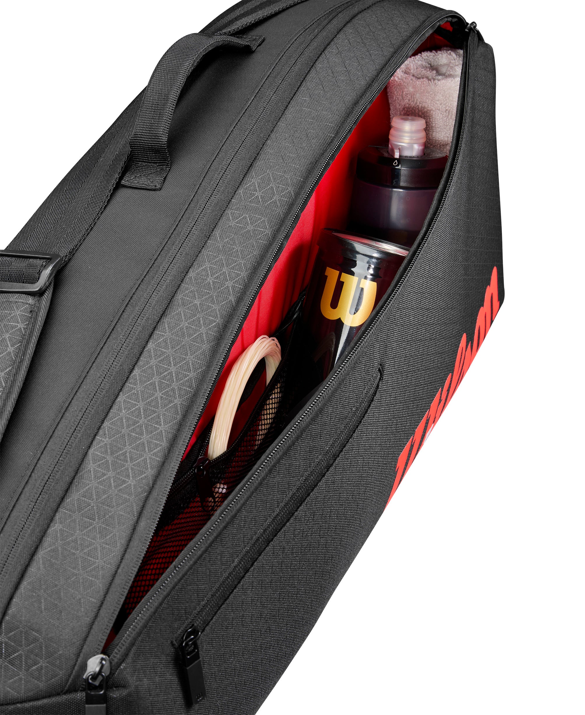 תיק טניס Wilson Clash V3 3PK Racquet Bag | וילסון - תא אחסון עם בקבוק וציוד נוסף.