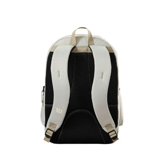 תיק טניס וילסון  | Team Backpack Wilson אפור - תיק גב עם מראה מודרני ועיצוב נוח.