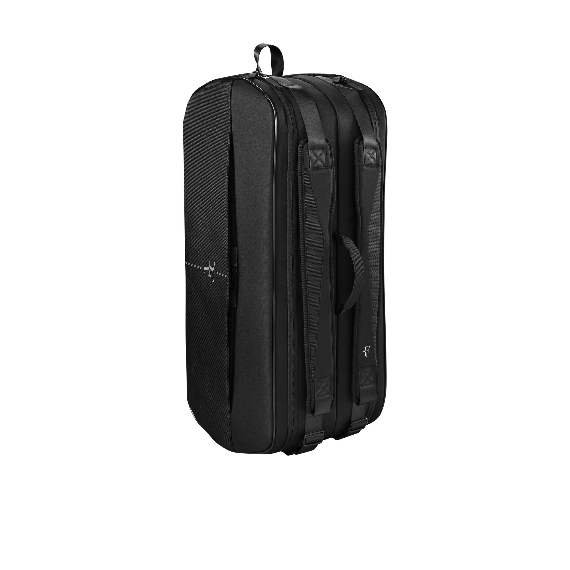 תיק טניס Wilson RF Tournament Racket Bag 9 Pack | וילסון בצבע שחור עם רצועות נוחות.