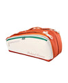 תיק טניס וילסון ROLAND GARROS 2026 9PK RACKET BAG Cream Wilson