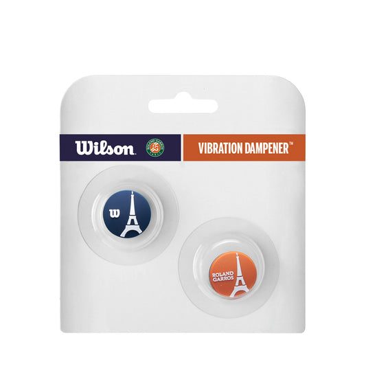 בולם זעזועים | Wilson Roland Garros Eiffel Tower Dampener - זוג דמפנים בעיצוב מגדל אייפל, נוחות וביצועים.