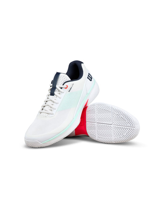 נעלי וילסון טניס | Rush Lite 5 White/Bay/Fie Wilson