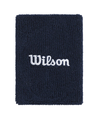 מגן זיעה וילסון בצבע נייבי | Wide Terry Wristbands Wilson