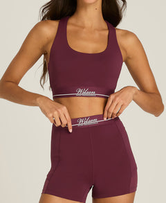 טופ ספורט וילסון לנשים | Doubles Racerback Bra Blk Classics Wilson