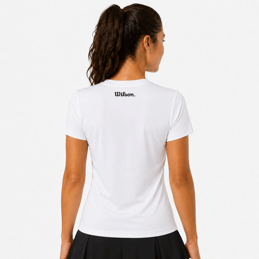 חולצת וי וילסון לבנות ונשים | Women V T-Shirt Wilson