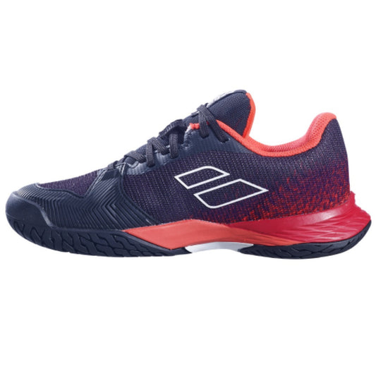 נעלי טניס לילדים Babolat Jet Mach 3 AC Junior Red/Black | בבולט בצבעים כחול ואדום, שלב חדש בספורט לנוער.