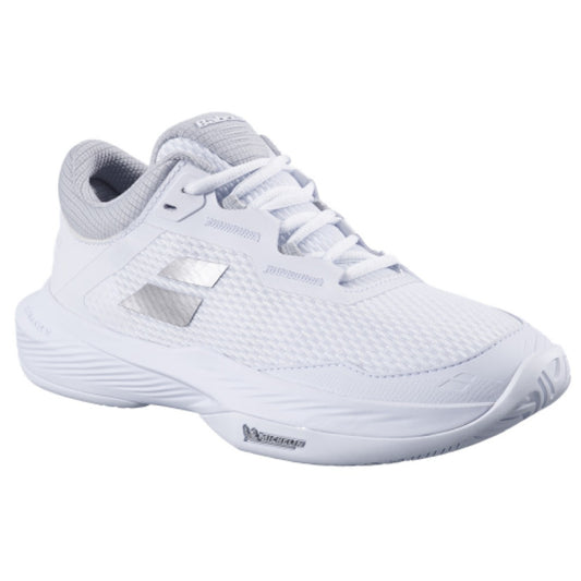 נעלי טניס נשים Babolat SFX4 AC Women Silver | בבולט - נעליים לבנות עם עיצוב קל ונוחות גבוהה.
