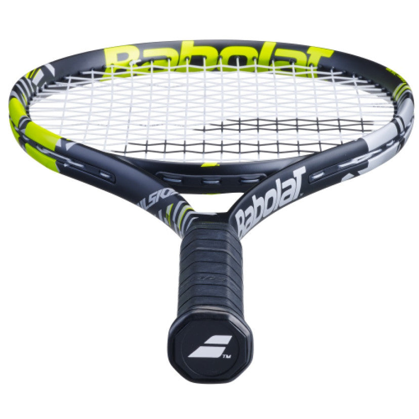 מחבט טניס Babolat Pulsion Tour משקל 285 גרם | בבולט, מחבט גרפי ואלומיניום בצבעים שחור וצהוב.